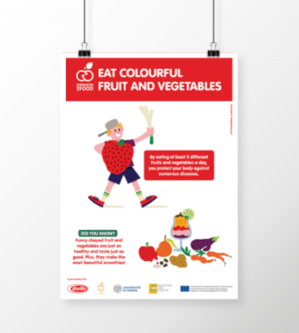 Eat fruit and vegetables poster by Strength2Food